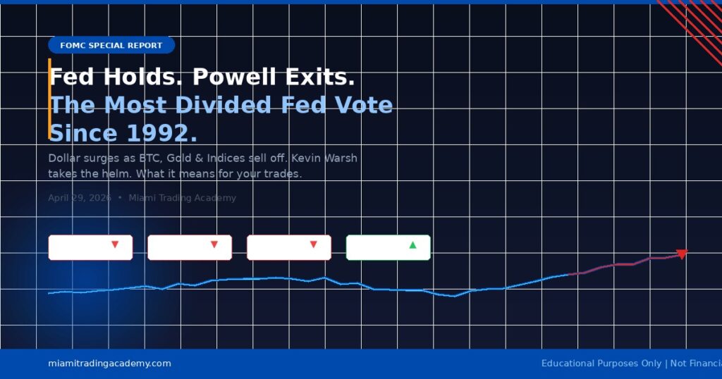 Fed Holds. Powell Exits. The Most Divided Fed Vote Since 1992